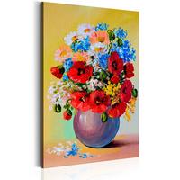 KUNSTDRUCK Bunt 40/60 cm - Multicolor, Textil (40/60cm) - KUNSTLOFT