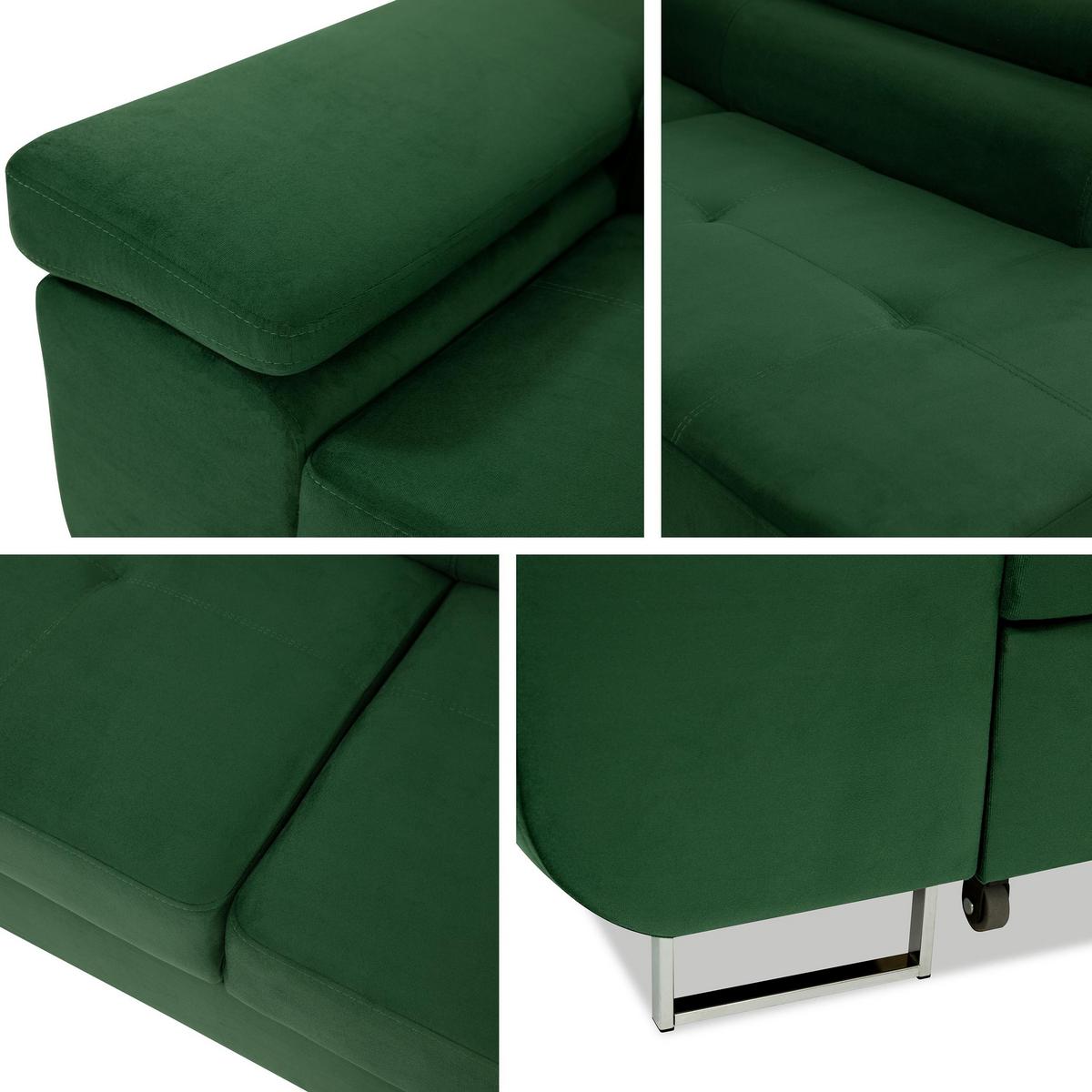 ECKSOFA Torezio, Seite: Rechts - Beige, Holz/Textil (274/203cm) - MIRJAN24