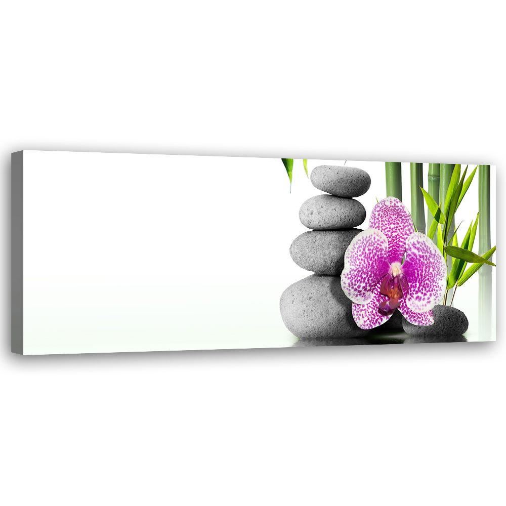 KUNSTDRUCK Weiß 90/30 cm - Weiß, Textil (90/30cm) - KUNSTLOFT
