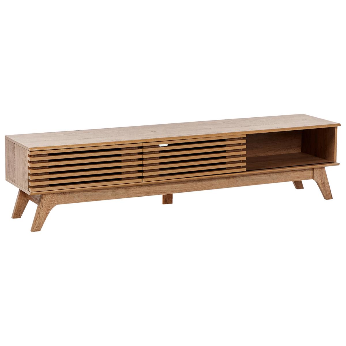 TV-MÖBEL Braun Toledo - Braun, Holzwerkstoff (180/44/40cm) - Beliani