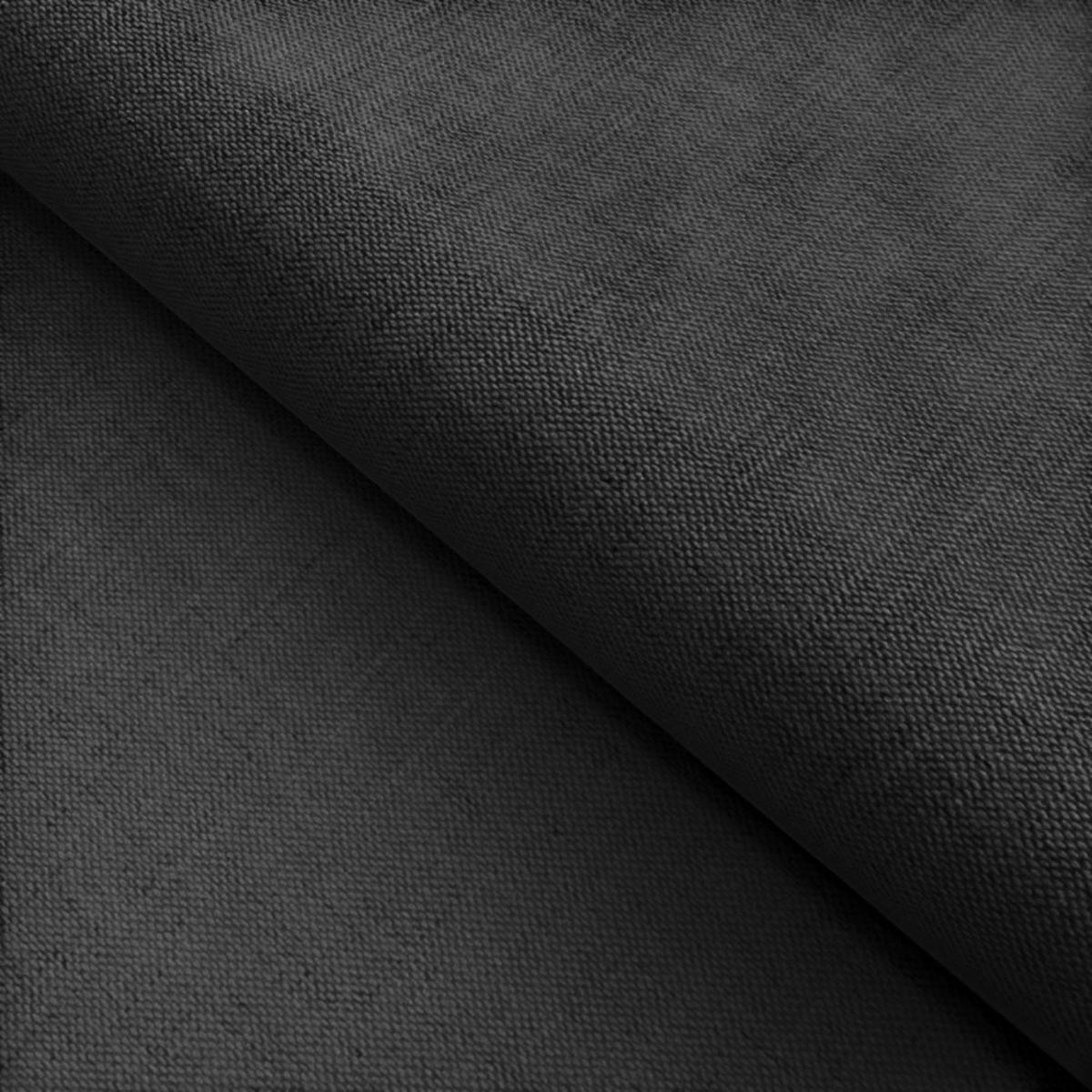 SOFA 4-sitzer Bastien In Stoff Moly - Schwarz, Holzwerkstoff/Textil (335/95/97cm) - Fun Möbel