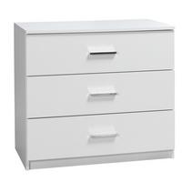 KOMMODE Weiß Hochglanz 93/80,5/42 - Weiß Hochglanz, Holzwerkstoff (93/81/42cm) - RAUMHIRSCH FURNITURE