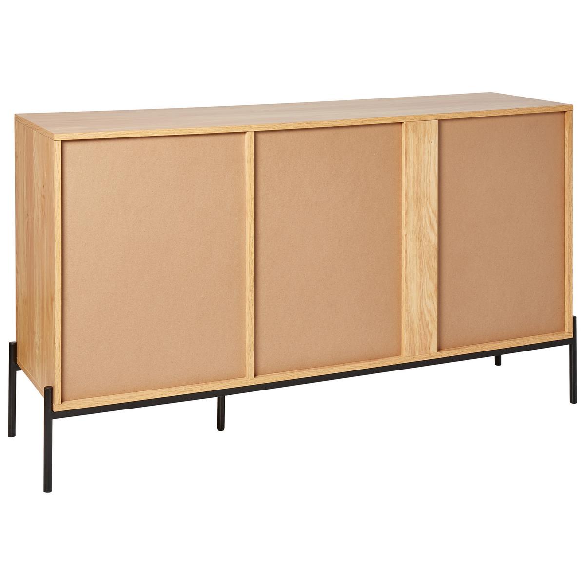 SIDEBOARD mit 2 Türen Braun Arizona - Braun, Holzwerkstoff (140/80/40cm) - Beliani