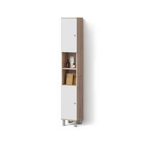 BADSCHRANK Fucino Sonoma 30 x 190 cm - Sonoma Eiche, Holzwerkstoff (30/190/30cm) - Livinity®