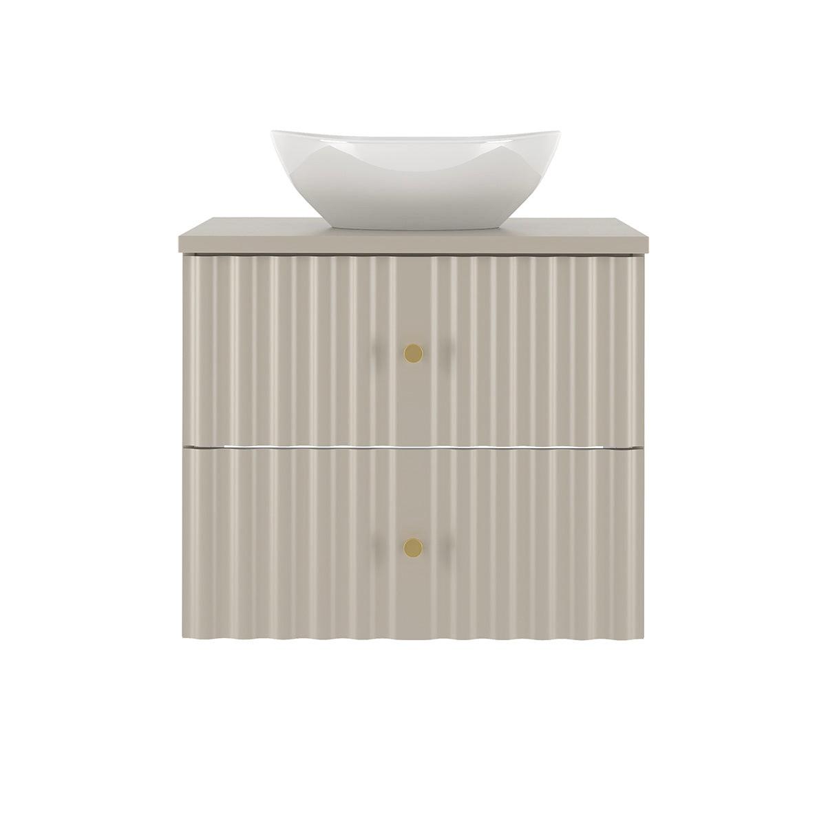 WASCHTISCH 60.6cm Izae Kaschmir - Beige, Holzwerkstoff (60.6/52.2/46.5cm) - Petits-meubles
