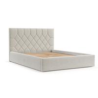 POLSTERBETT Brisa 160/200 cm Beige im Inari Stoff - Beige/Schwarz, Holz/Holzwerkstoff (160/200cm) - AltaBeds