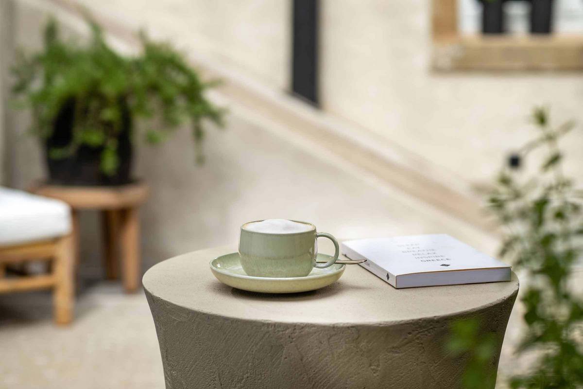 KAFFEESERVICE Perlemor Alga grün 18-tlg. - Grün, Keramik (2/2/2cm) - like.Villeroy & Boch