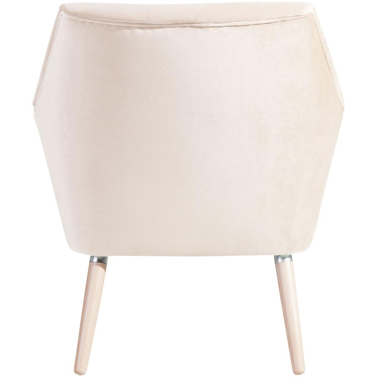 SESSEL Kachka Bezug Samtvelour Buche natur / creme - Buchefarben/Creme, Kunststoff (71/81/67cm) - 58aufmkessel