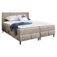 BOXBETT Box Best 2 - H3 - Hellbraun/Schwarz, Holz/Holzwerkstoff (160/200cm) - MIRJAN24