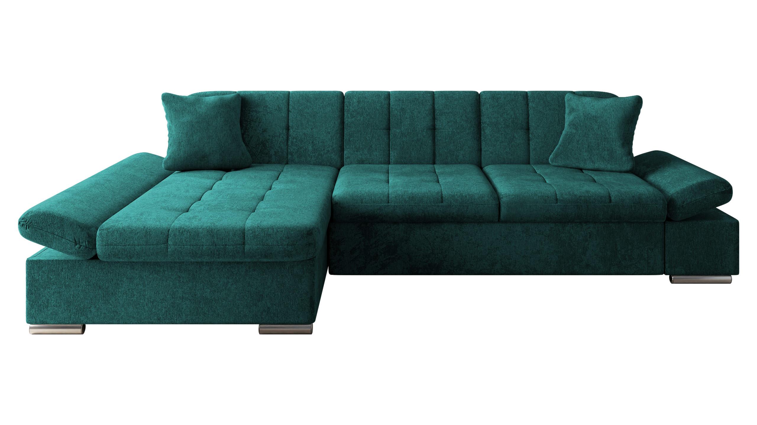 ECKSOFA Montana, Seite: Links - Bronzefarben, Holz/Textil (278/161cm) - MIRJAN24