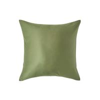 BIO-KISSENBEZUG Satin, Fadendichte 400 - Grün, Textil (40/40cm) - Homescapes