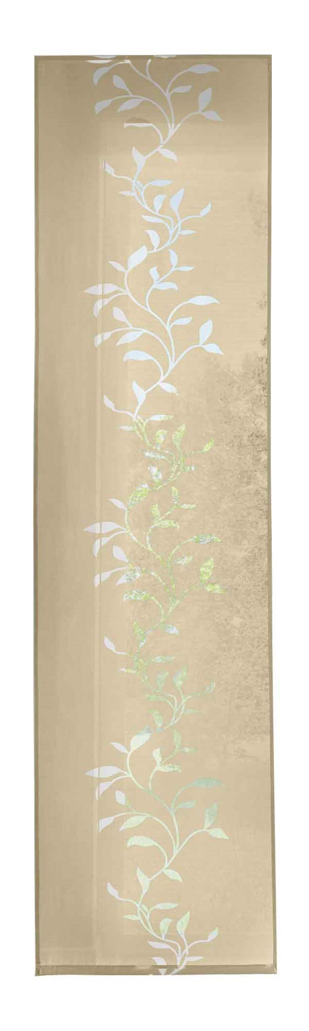 FLÄCHENVORHANG HxB 245x60 Sand - Sandfarben, Textil (60/245cm) - Gardinenbox