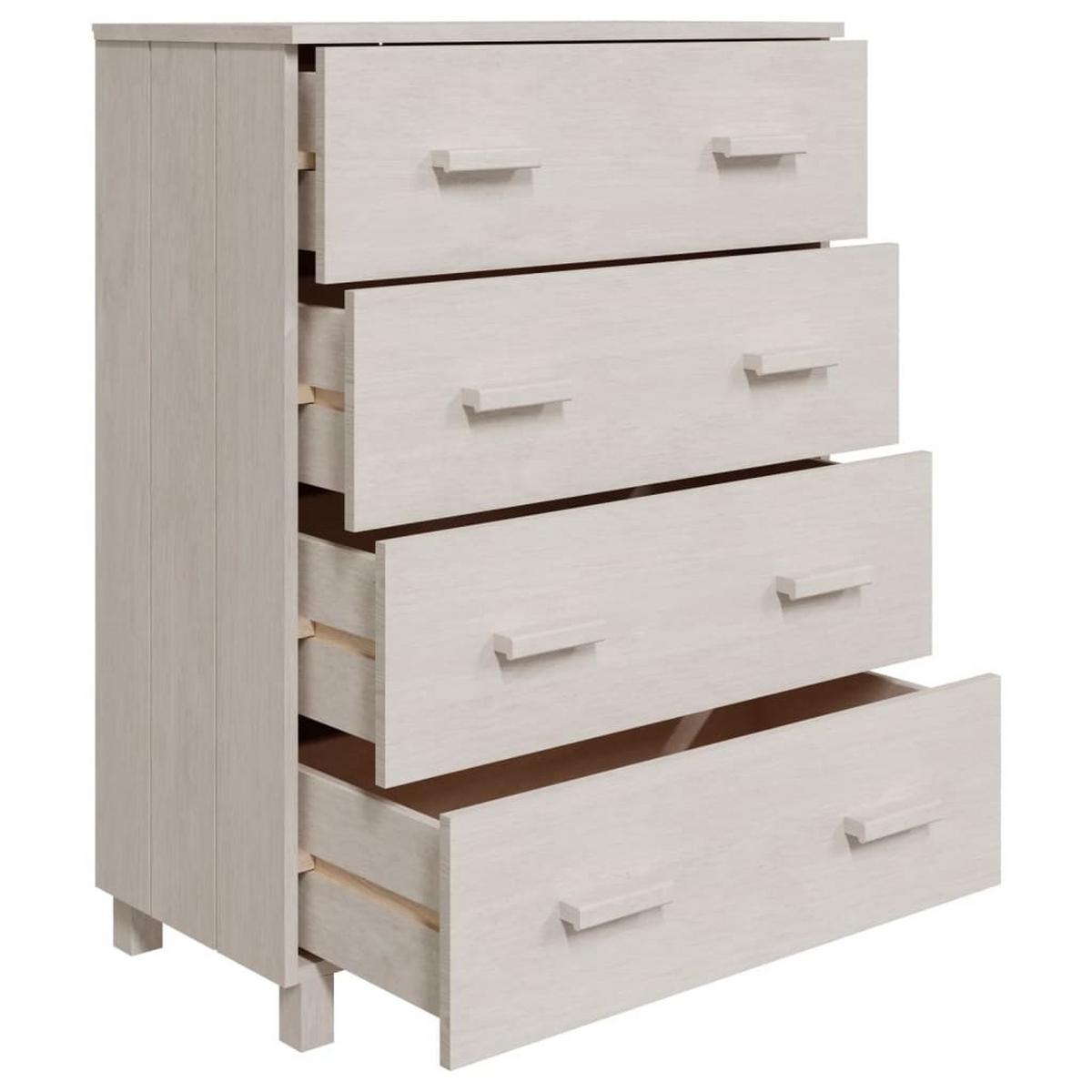 KOMMODE Jensen 79/40/103.5 cm - Weiß, Holzwerkstoff (79/103.5/40cm) - Nettlife
