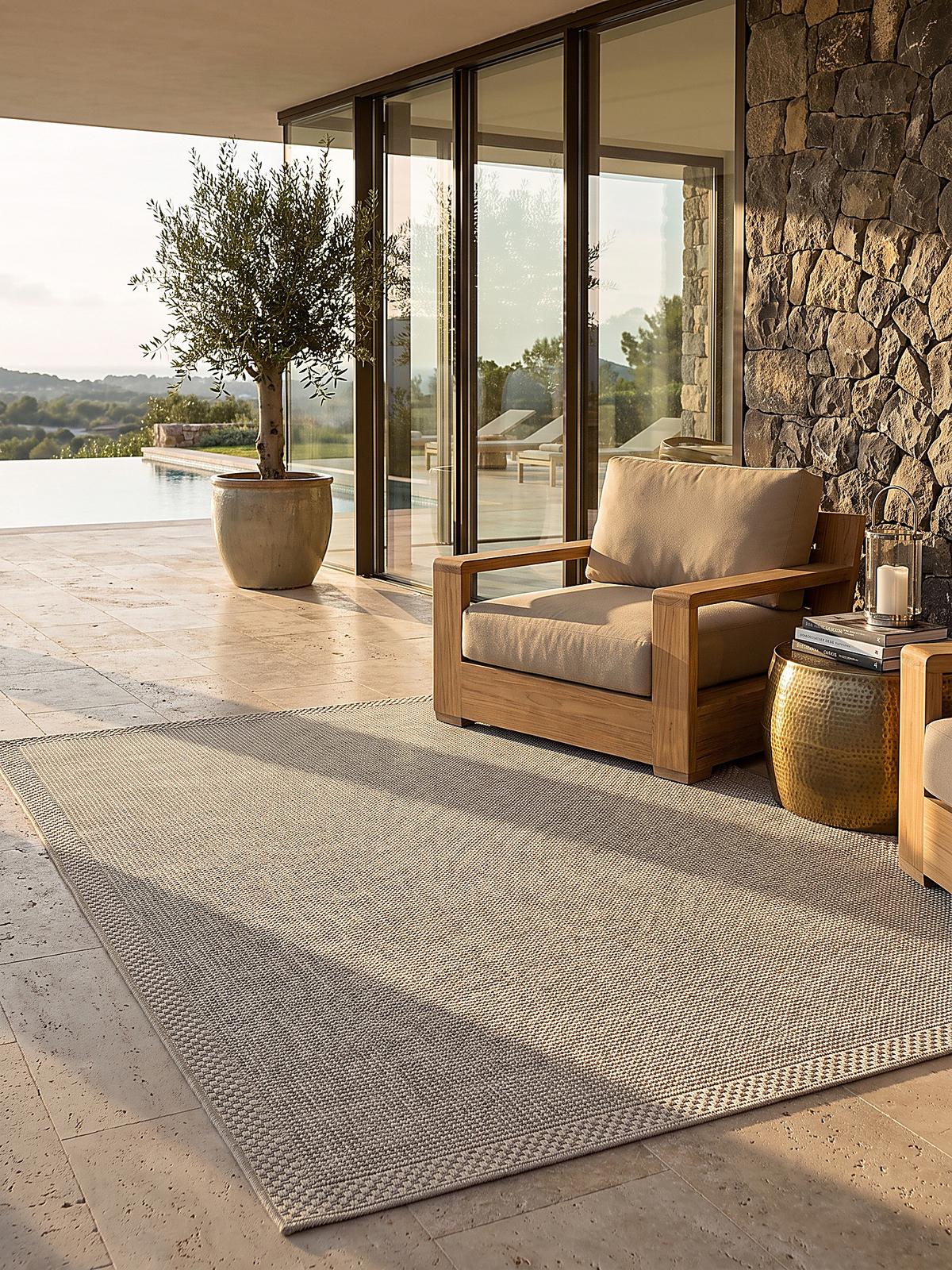 FLACHWEBTEPPICH Uni ESERA Polypropylen Beige 160 x 220 cm - Beige, Textil (160/220cm) - KADIMA DESIGN