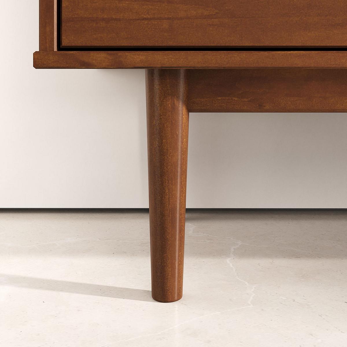 LOWBOARD TECCA - Kastanienfarben, Holz (145/48/41cm) - IDIMEX