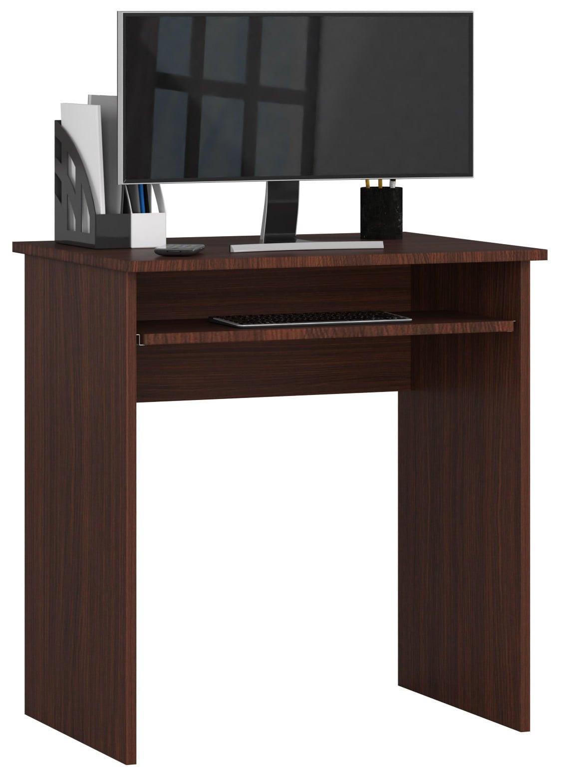 SCHREIBTISCH Dunkelbraun 74/68/51 - Dunkelbraun, Holzwerkstoff (135/50/74cm) - RAUMHIRSCH FURNITURE