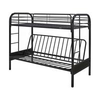 ETAGENBETT polo Schwarz - Schwarz, Metall (190/90cm) - Habitat Garten