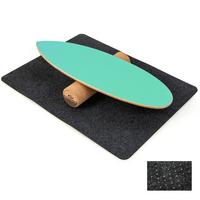 BALANCIERBRETT Grün - Grün, Holz (82/28cm) - COSTWAY