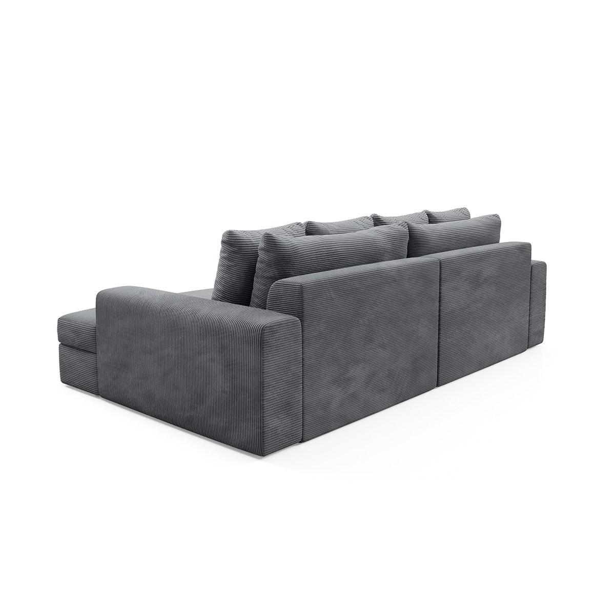 SOFA Paola 3 Sitzplätze Grau - Grau, Holz (272/86/167cm) - Petits-meubles
