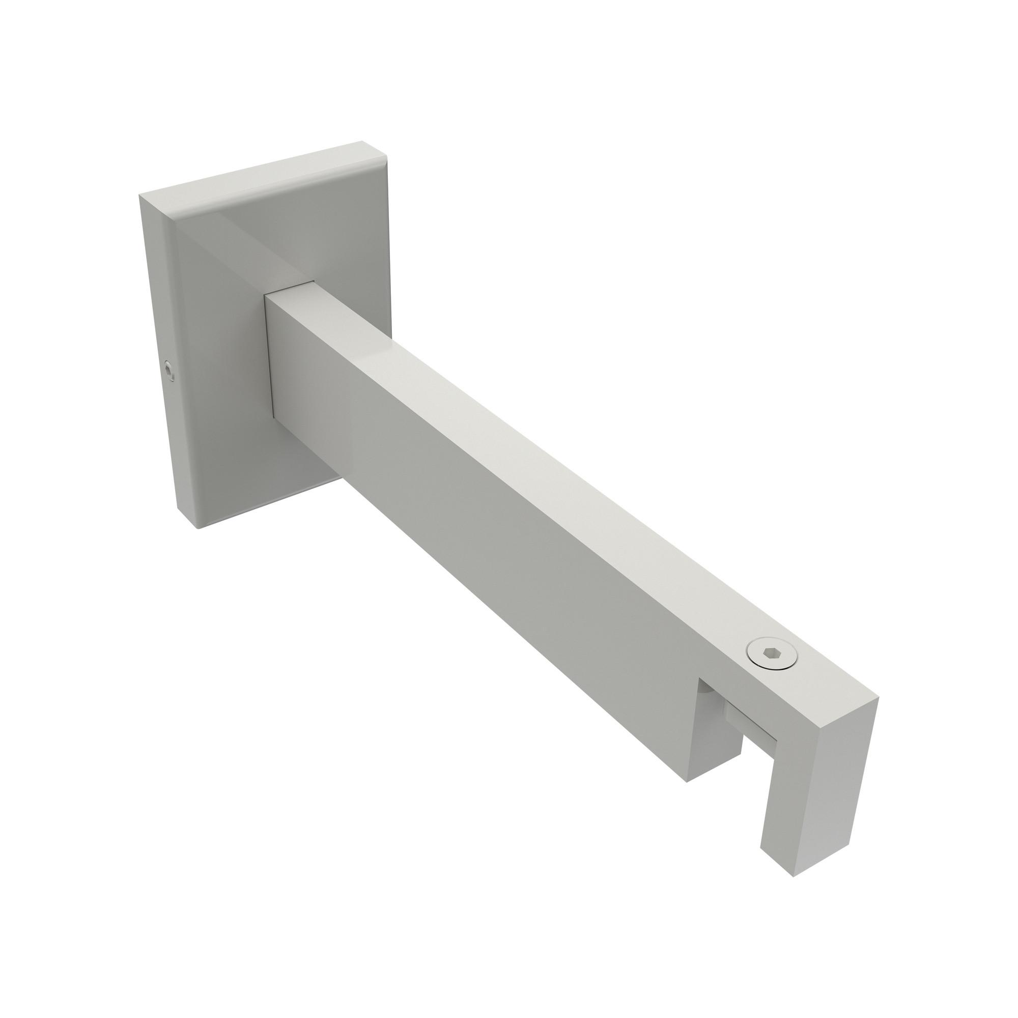 TRÄGER FÜR GARDINENSTANGEN INNENLAUF 14x35 mm, Smartline 1-läufig lang, Weiß - Weiß, Metall (14.5/6.5/4.5cm) - INTERDECO