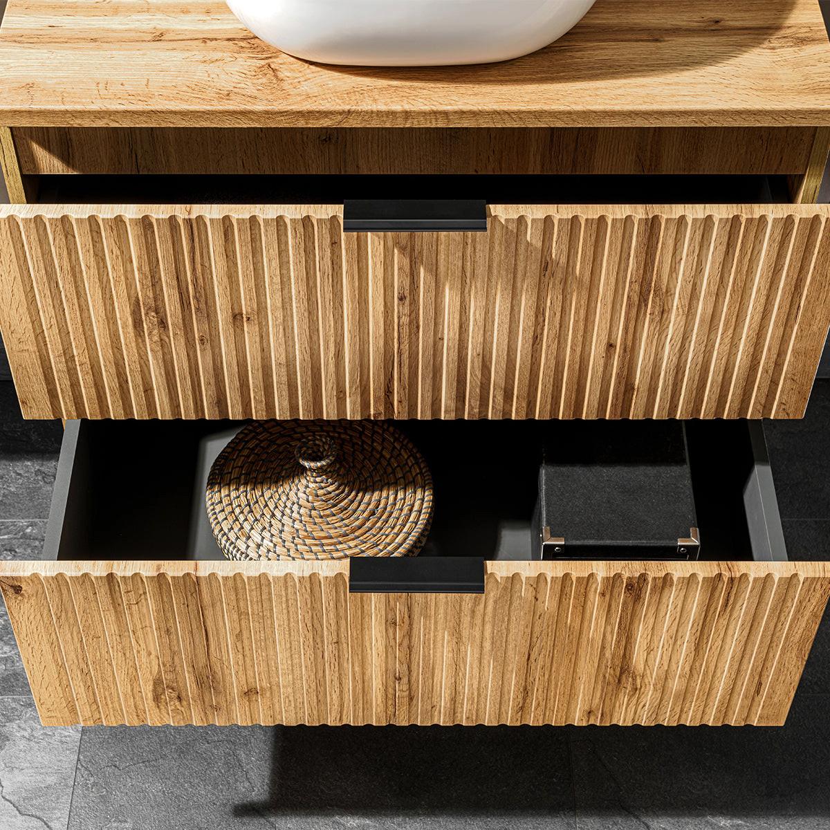 WASCHTISCH 60.2cm Adriel Holz - Braun, Holzwerkstoff (60.2/57/46cm) - Petits-meubles