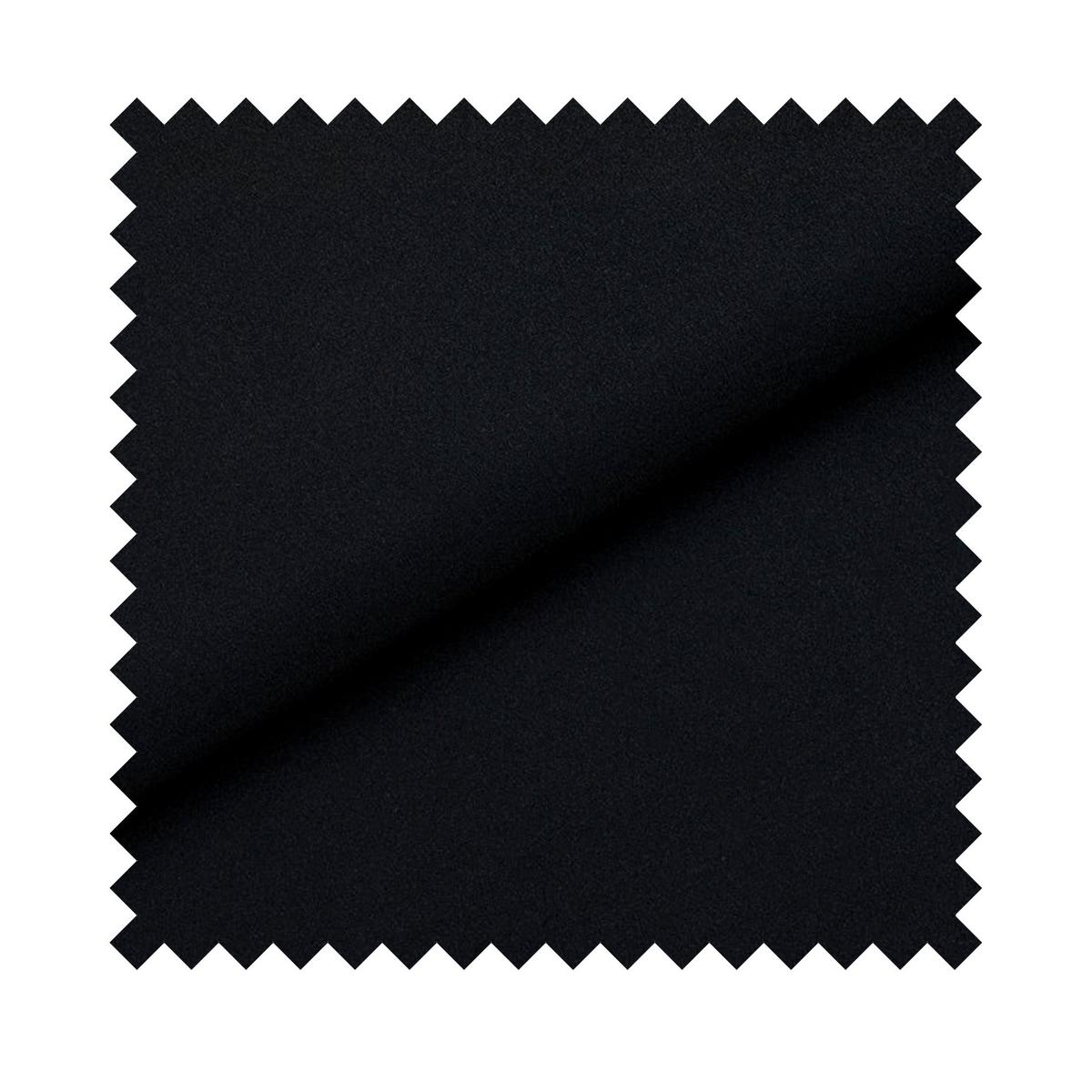 JUGENDBETT Cloudy Schwarz 120 cm, Easy-Clean-Velours - Schwarz, Kunststoff/Textil (120/200cm) - Selsey
