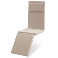 DECKCHAIRAUFLAGE QD-DC 175x45x5cm Beige - Beige, Textil (45/175cm) - Beautissu 