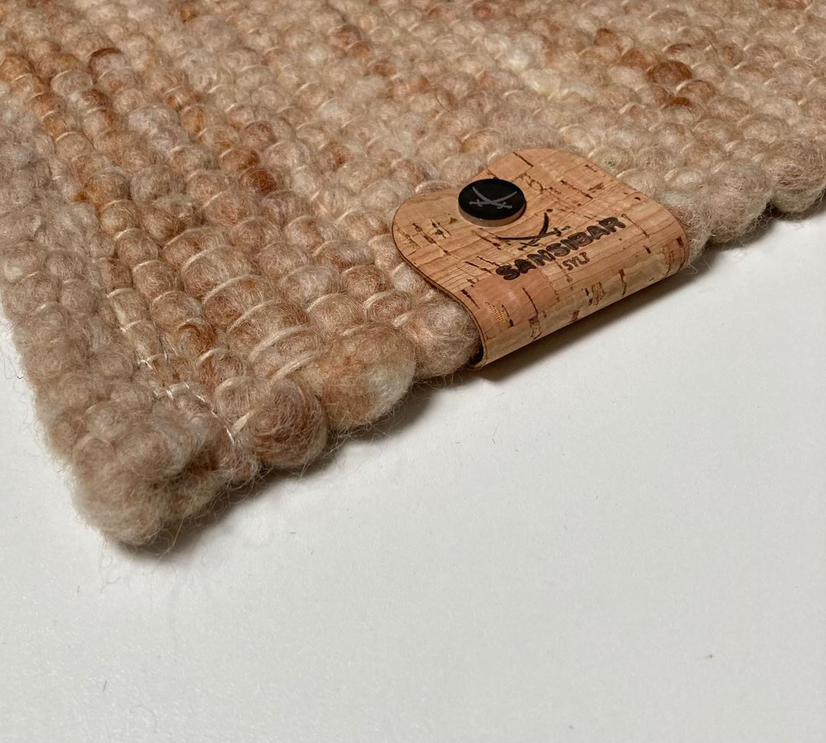 WEBTEPPICH Hörnum 40x60 cm - Beige, Textil (40/60cm) - Sansibar SYLT