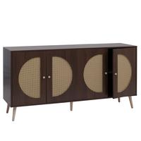 SIDEBOARD Walnuss Dekor - Walnussfarben, Holz (160/80/40cm) - MCW