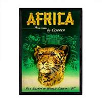 POSTER Afrika Clipper A3 Rahmenlos - Klar, Papier (29.7/5/42cm) - Nacnic