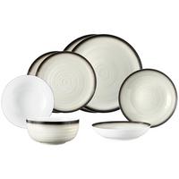 EINSTEIGER-SET Terra Corso 8-tlg. - Anthrazit, Keramik (2/2/2cm) - Seltmann Weiden