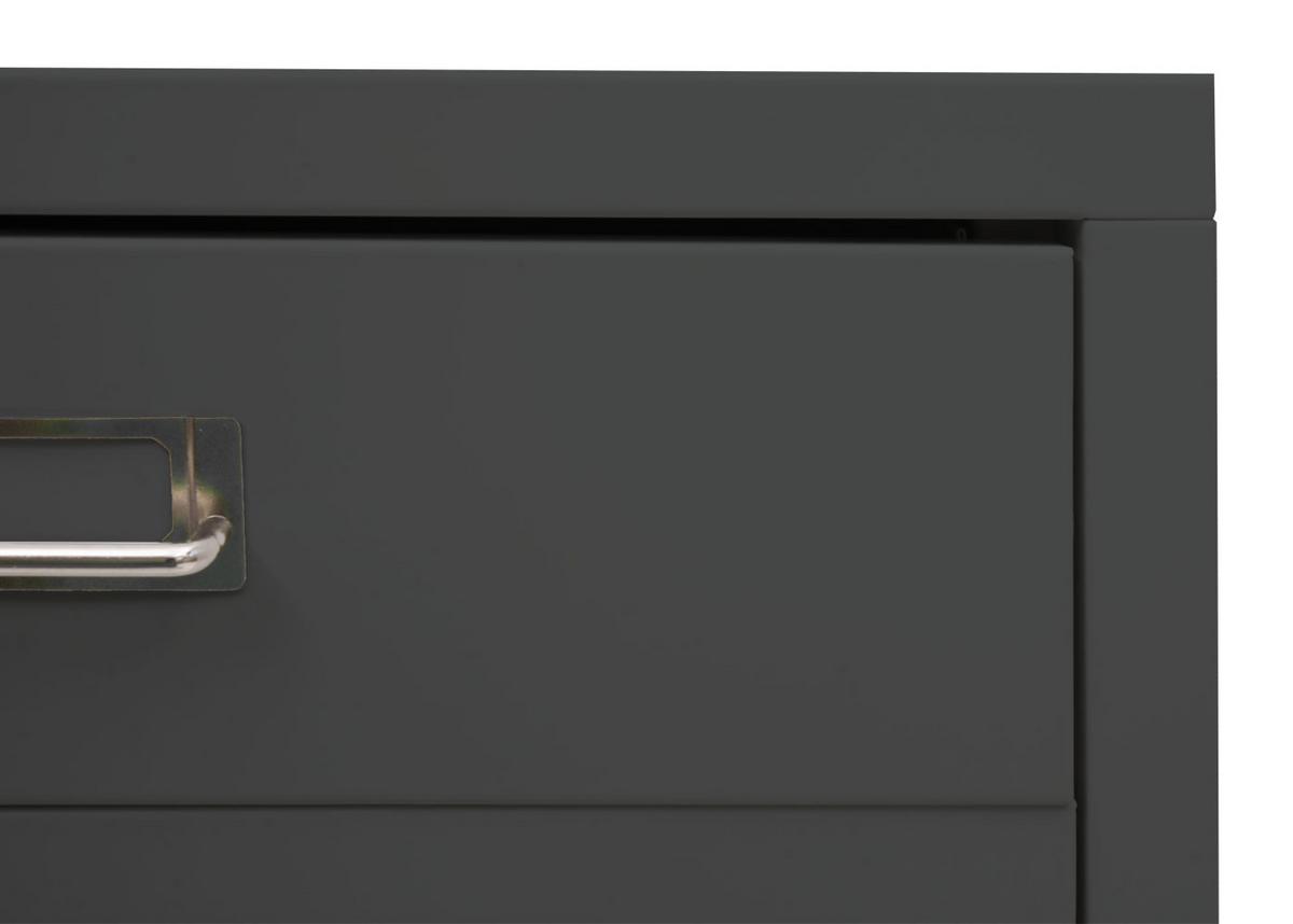 ROLLCONTAINER Anthrazit - Anthrazit, Metall (40/115/41cm) - MCW