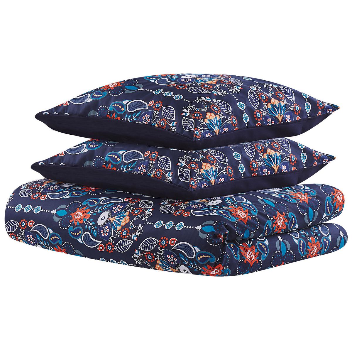 BETTWÄSCHE SET Madrona 135x200 cm - Blau, Textil (135/200cm) - Beliani