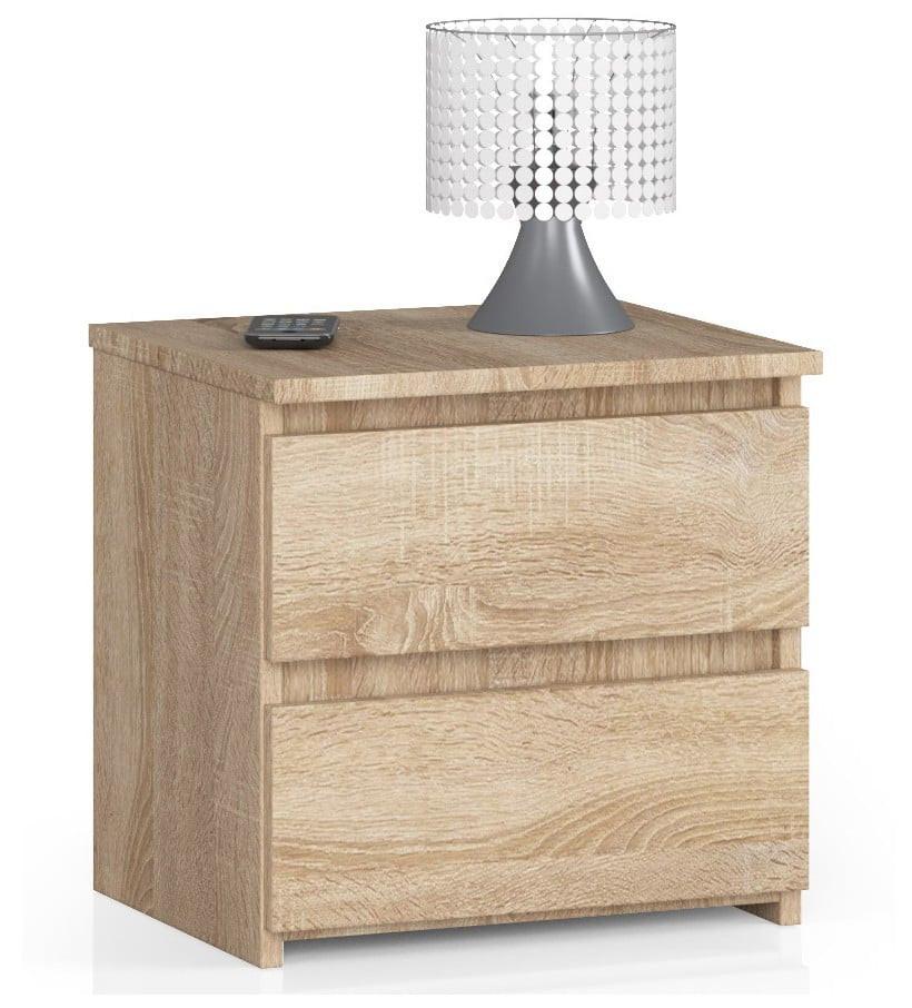 NACHTTISCH Eiche Sonoma 40/40/35 - Sonoma Eiche, Holzwerkstoff (40/40/35cm) - RAUMHIRSCH FURNITURE