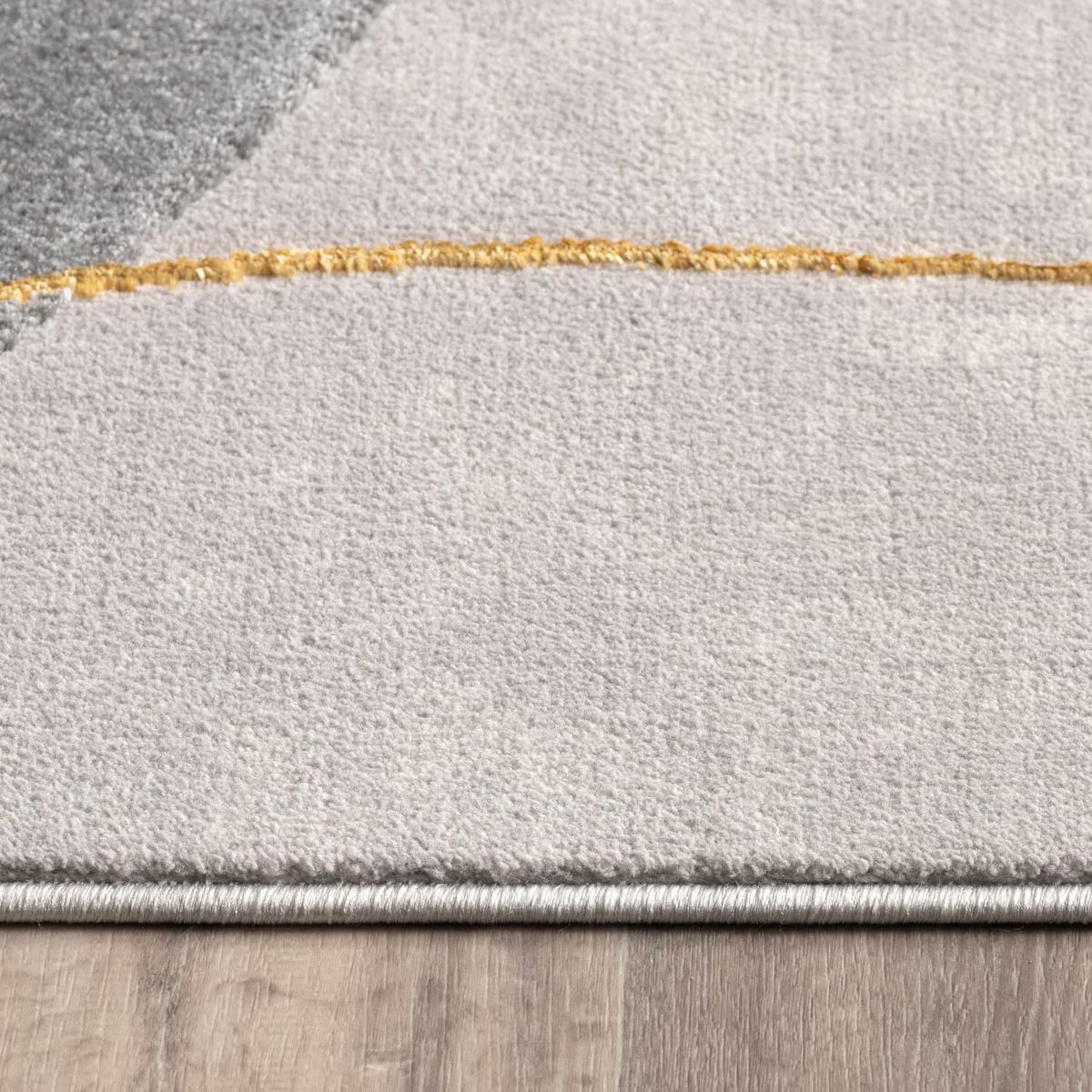 KURZFLORTEPPICH, abstrakt, aus Polypropylen, Florhöhe 11 mm, Grau, 240 x 340 cm - Grau, Textil (340/240cm) - KADIMA DESIGN