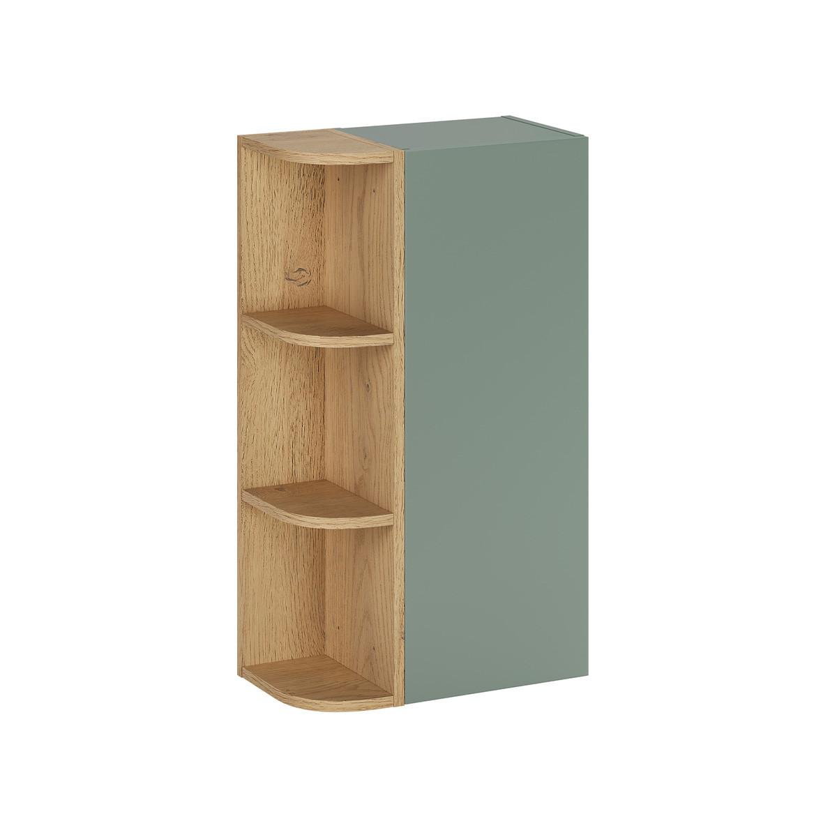 SCHRANKORIA Grün - Grün, Holzwerkstoff (45/80/26.6cm) - Petits-meubles