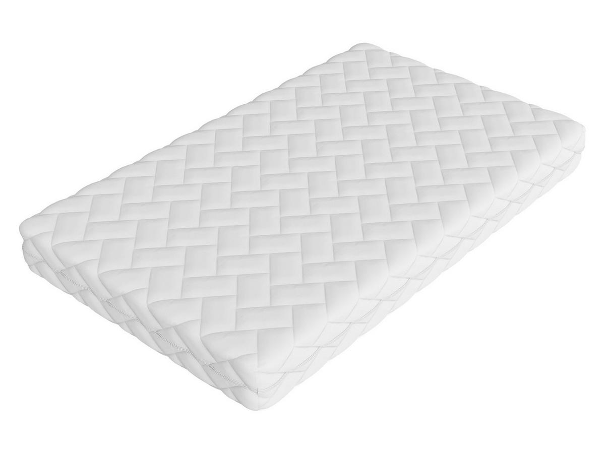 FEDERKERNMATRATZE Apollo 18 cm - Weiß, Textil (180/200cm) - MIRJAN24