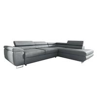 ECKSOFA Lyam 4 Sitzplätze Hellgrau - Grau, Textil (271/201cm) - Petits-meubles