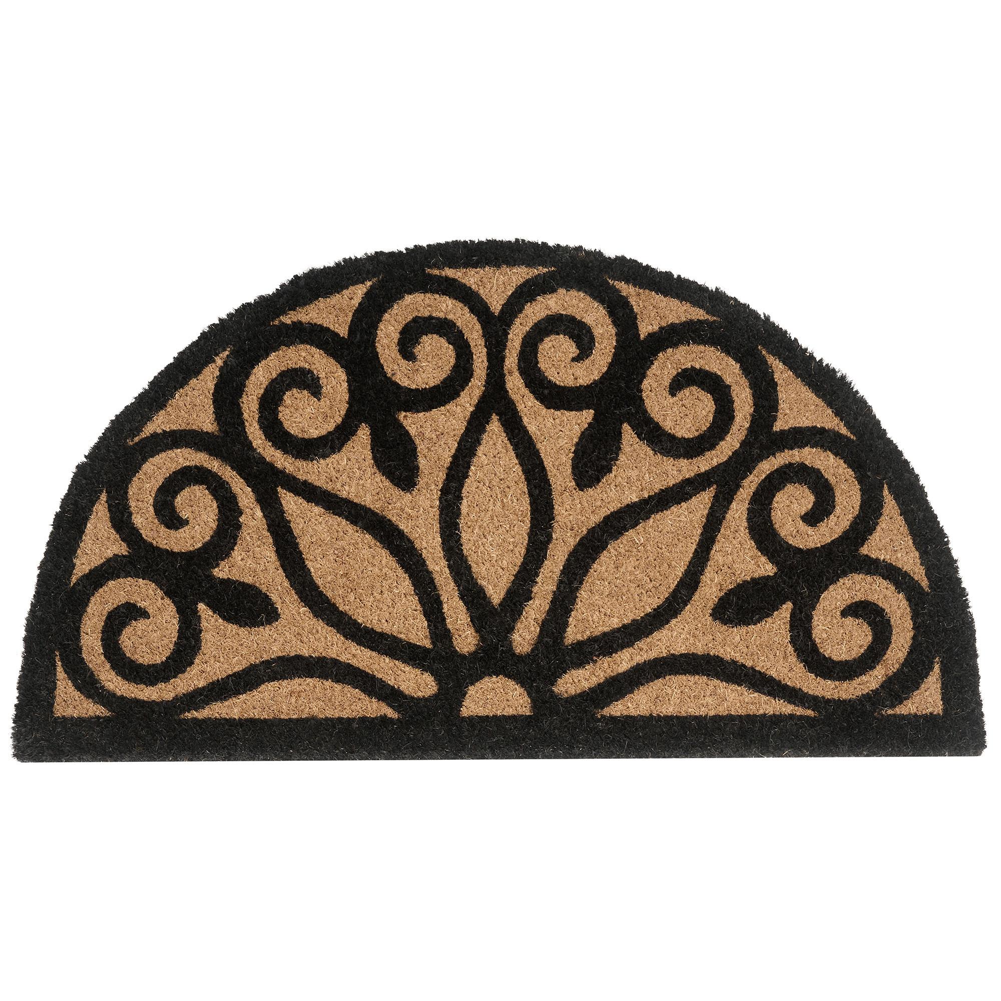 FUSSMATTE Naturfarben 45/75 cm Kokosfasern Tishimna - Naturfarben, Textil (45/75cm) - Beliani
