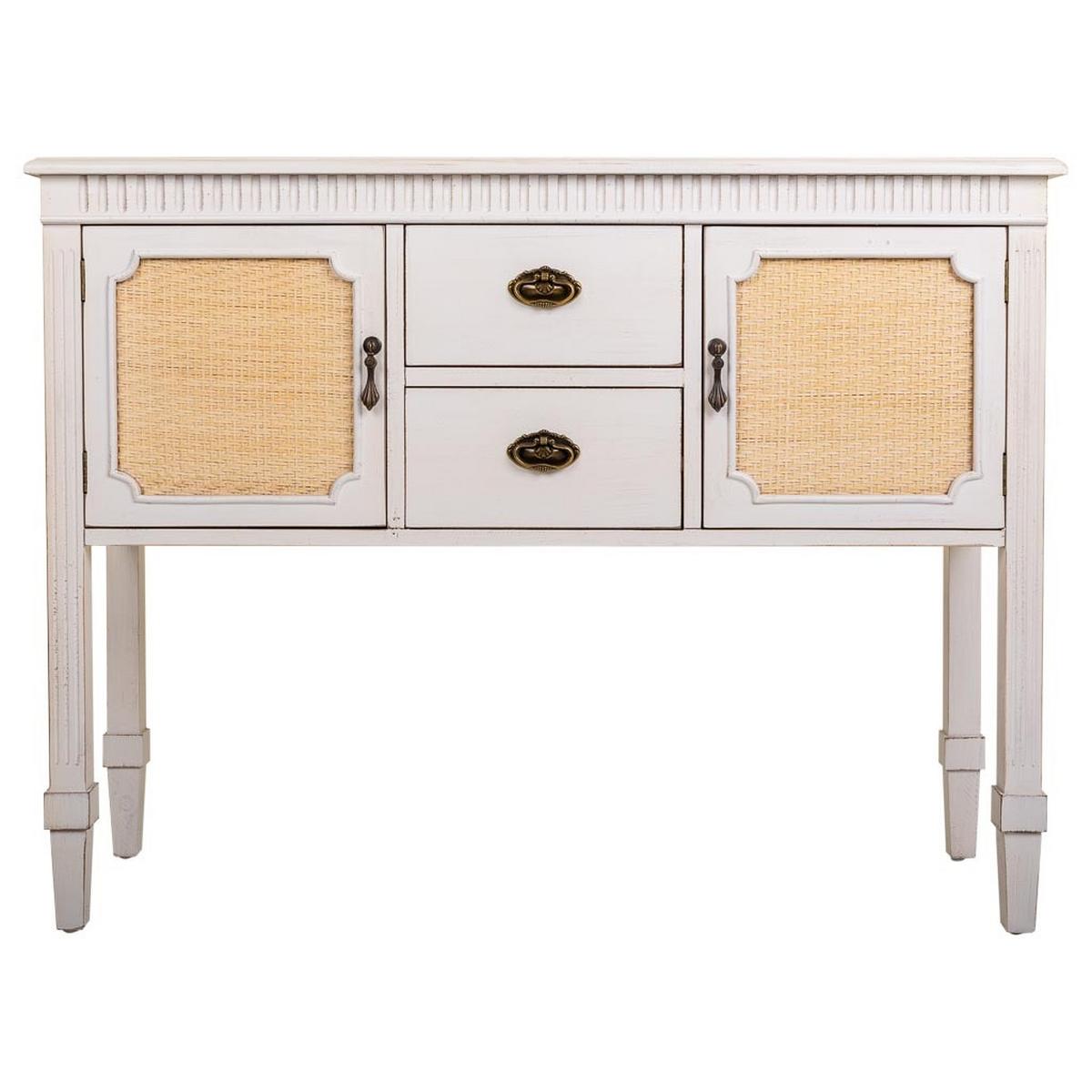 KONSOLE aus Holz 108x36x82 cm - Weiß, Holz (36/108/82cm) - Wanderlust