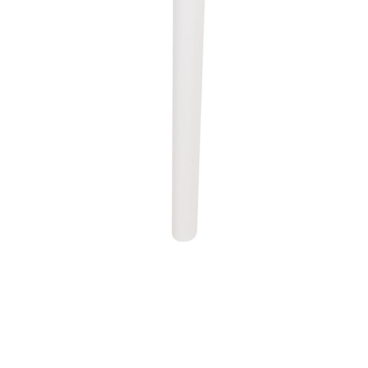 ESSZIMMERSTUHL 4er-Set Kunststoff Weiß Morill - Weiß, Kunststoff (45/77/52cm) - Beliani