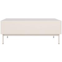 COUCHTISCH Olio kaschmir 100/53 cm - Taupe/Beige, Holzwerkstoff/Metall (53.2/100/40.2cm) - Selsey