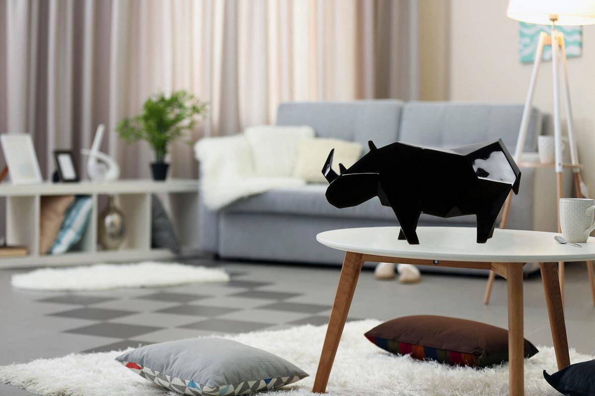 SKULPTUR Schwarz 40/20 cm - Schwarz, Stein (1.75/20/14cm) - KUNSTLOFT