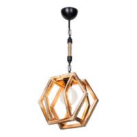 HÄNGELEUCHTE Cheltenham - Braun, Holz (30/30/68cm) - lux.pro