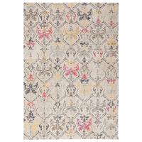 KURZFLOR DESIGNER TEPPICH MODERN VINTAGE ORIENT MUSTER - Creme, Textil (160/230cm) - Pergamon