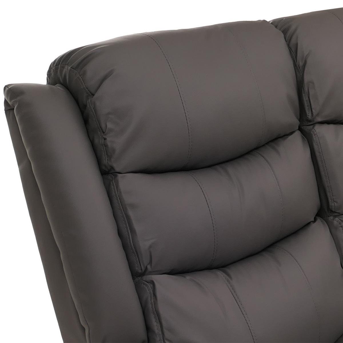3ER KINOSESSEL Grau - Grau, Textil (181/107/164cm) - MCW