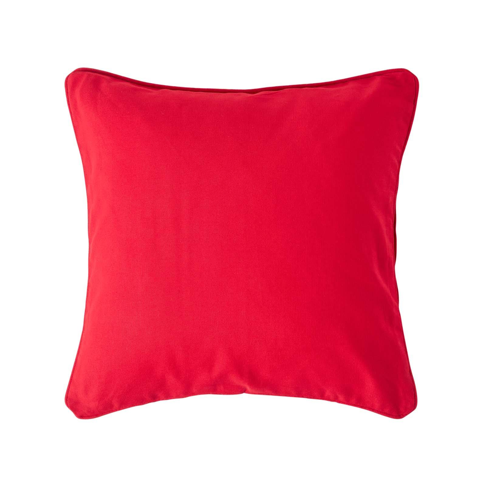 KISSENHÜLLE rot 60/60 cm, 100% Baumwolle - Rot, Textil (60/60cm) - Homescapes