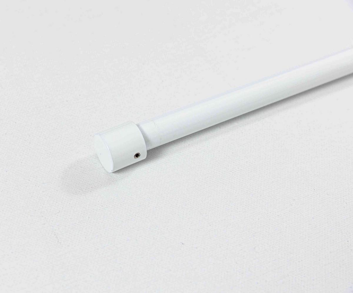 GARDINENSTANGE Ningbo Ø16/19 mm Weiß - Weiß, Metall (210cm) - Gardinenbox