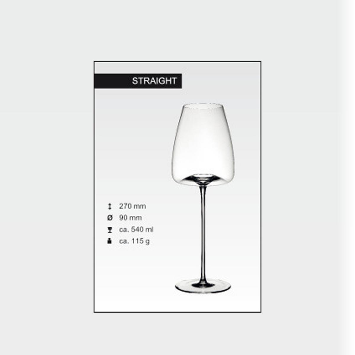 WEINGLÄSER Vision Straight transparent 540 ml 2er Set - Transparent, Glas (0.54L) - Zieher