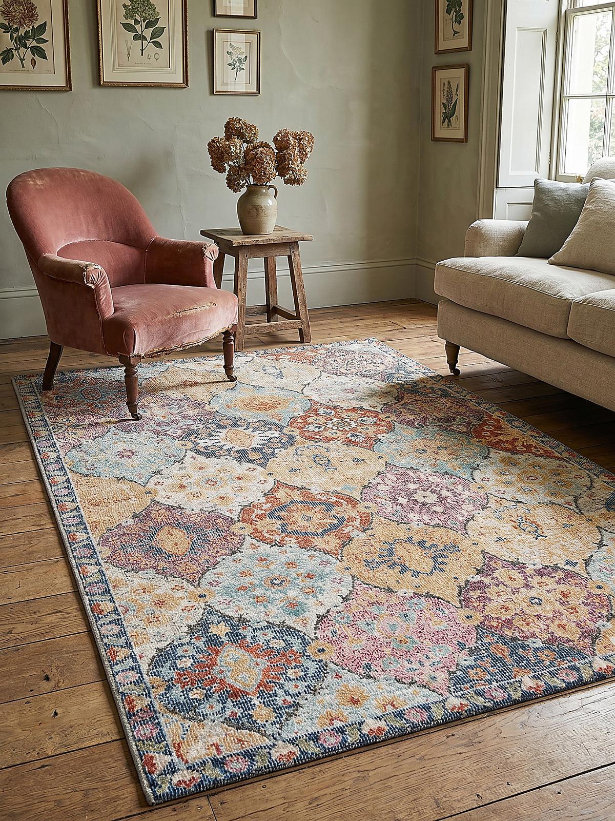 TEPPICH Outdoor Orientalisch LIMMAT Polypropylen Mehrfarbig 80 x 150 cm - Multicolor, Textil (80/150cm) - KADIMA DESIGN